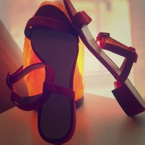 Red banana republic sandals